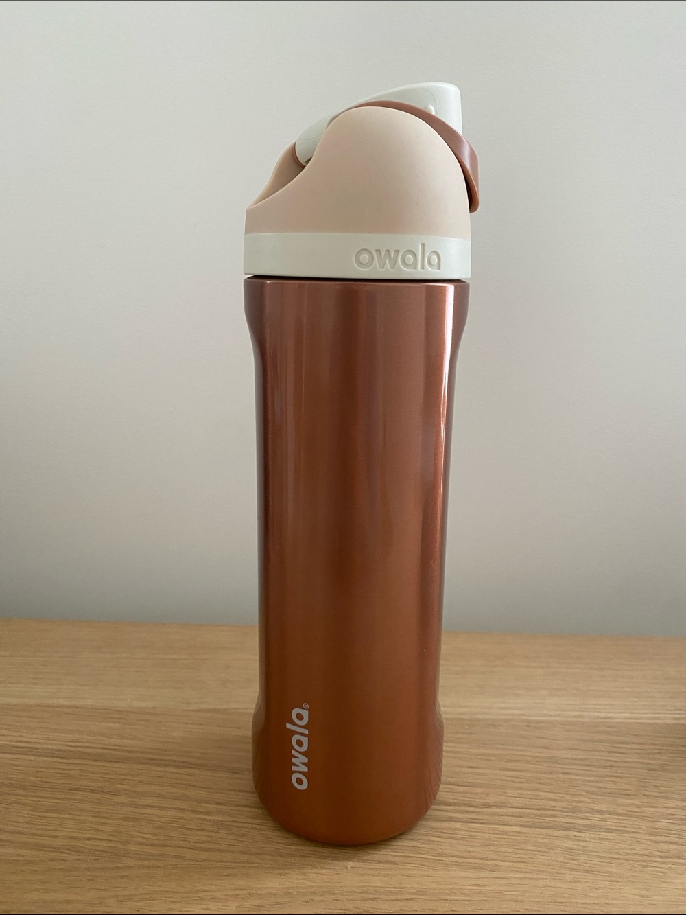 Owala Rose Gold Stainless Steel Water Bottle